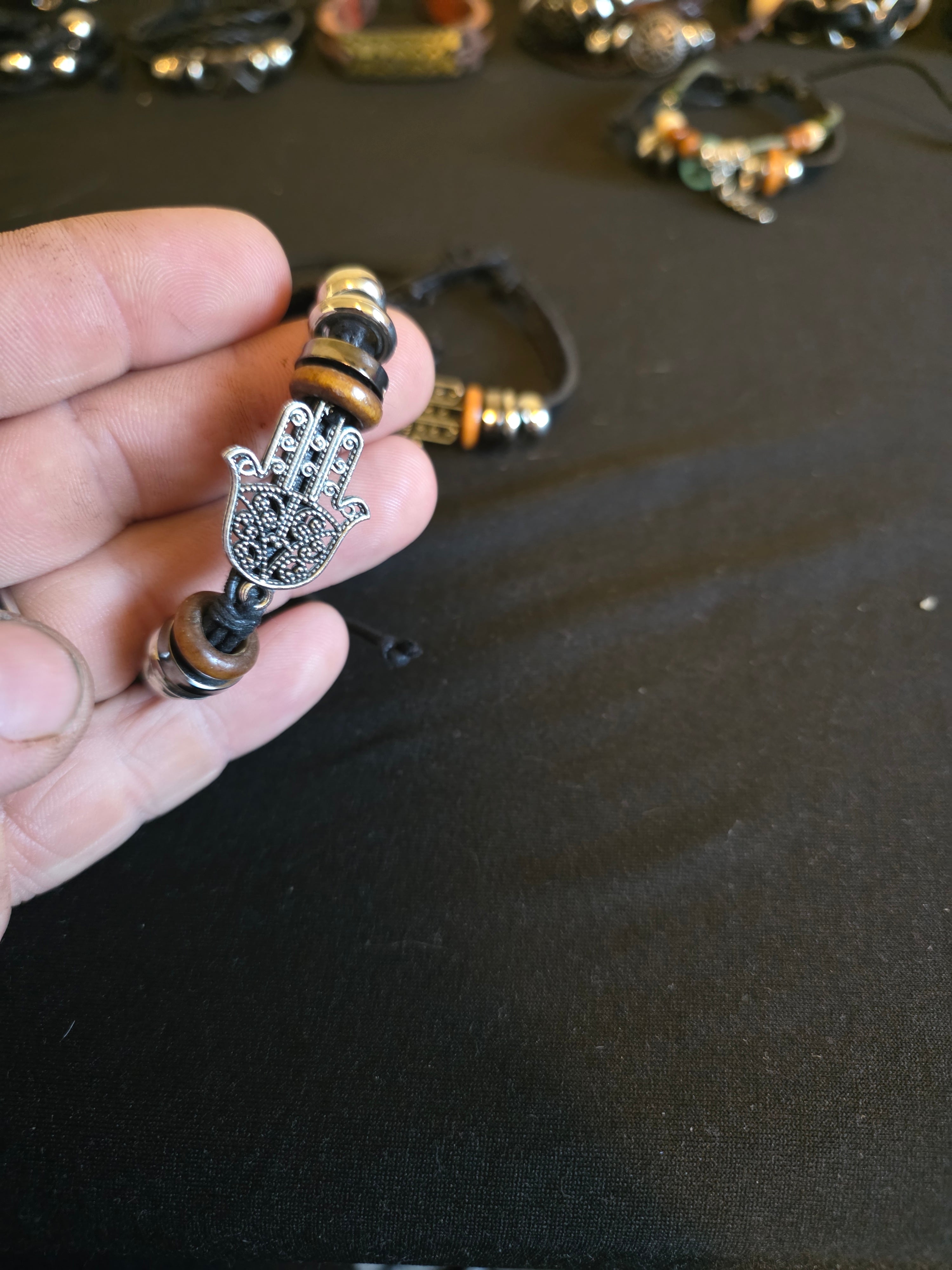 Leather Symbol & Charm Bracelet Collection