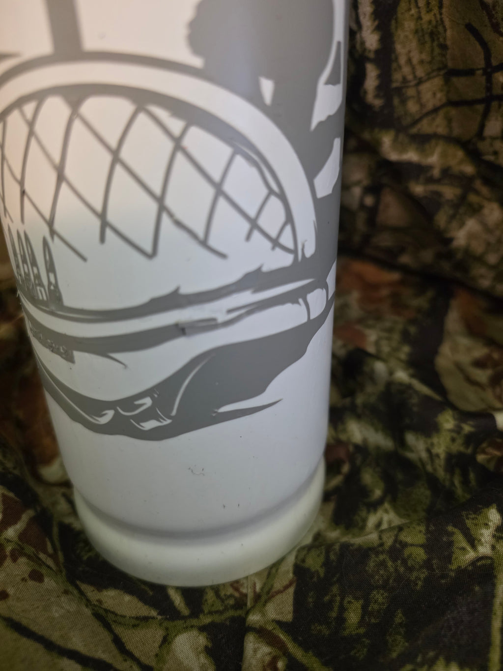 “Memorial Soldier American Flag 32oz Bullet Thermos Tumbler”