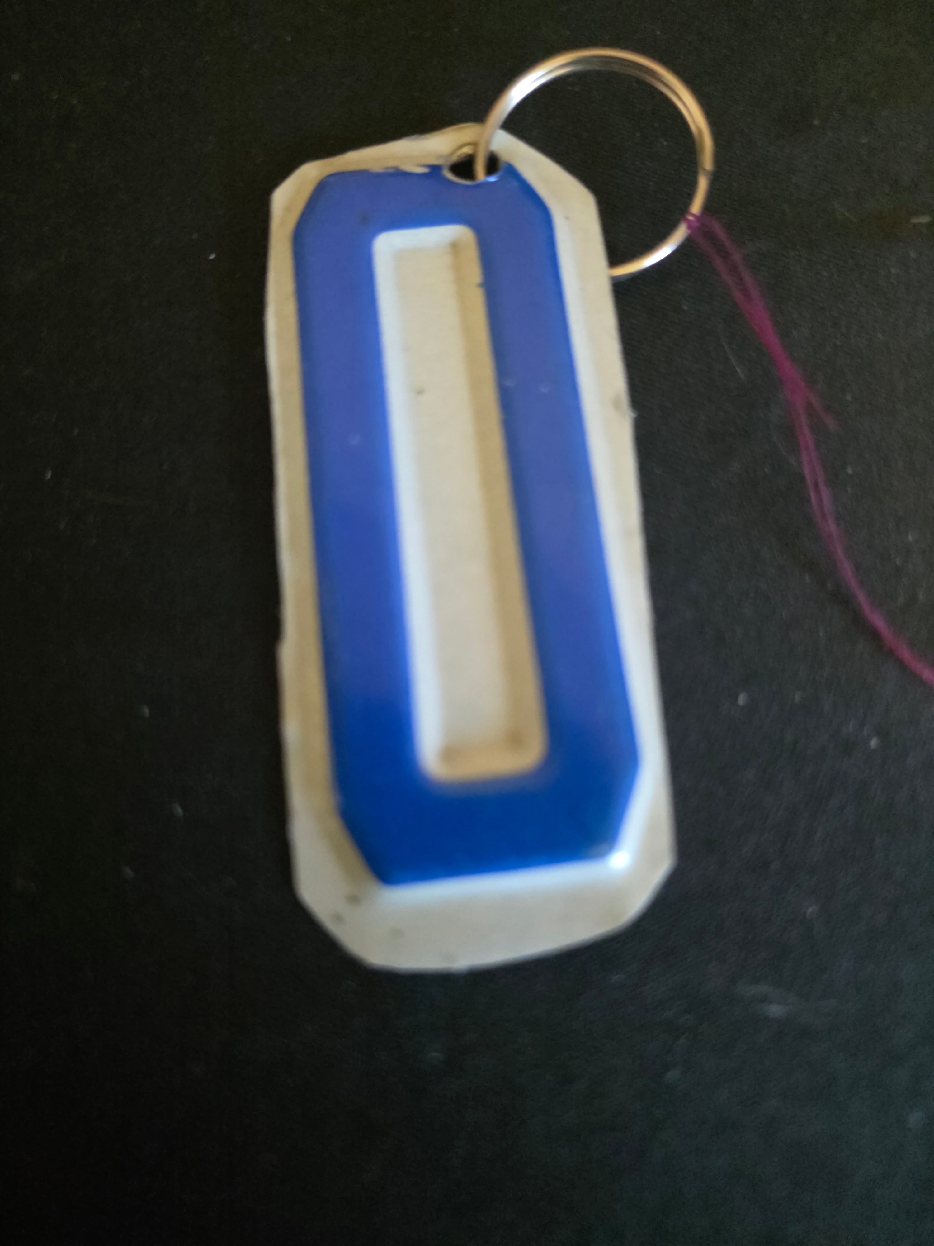 Handmade License Plate Initial & Number Keychains – Recycled Michigan License Plates
