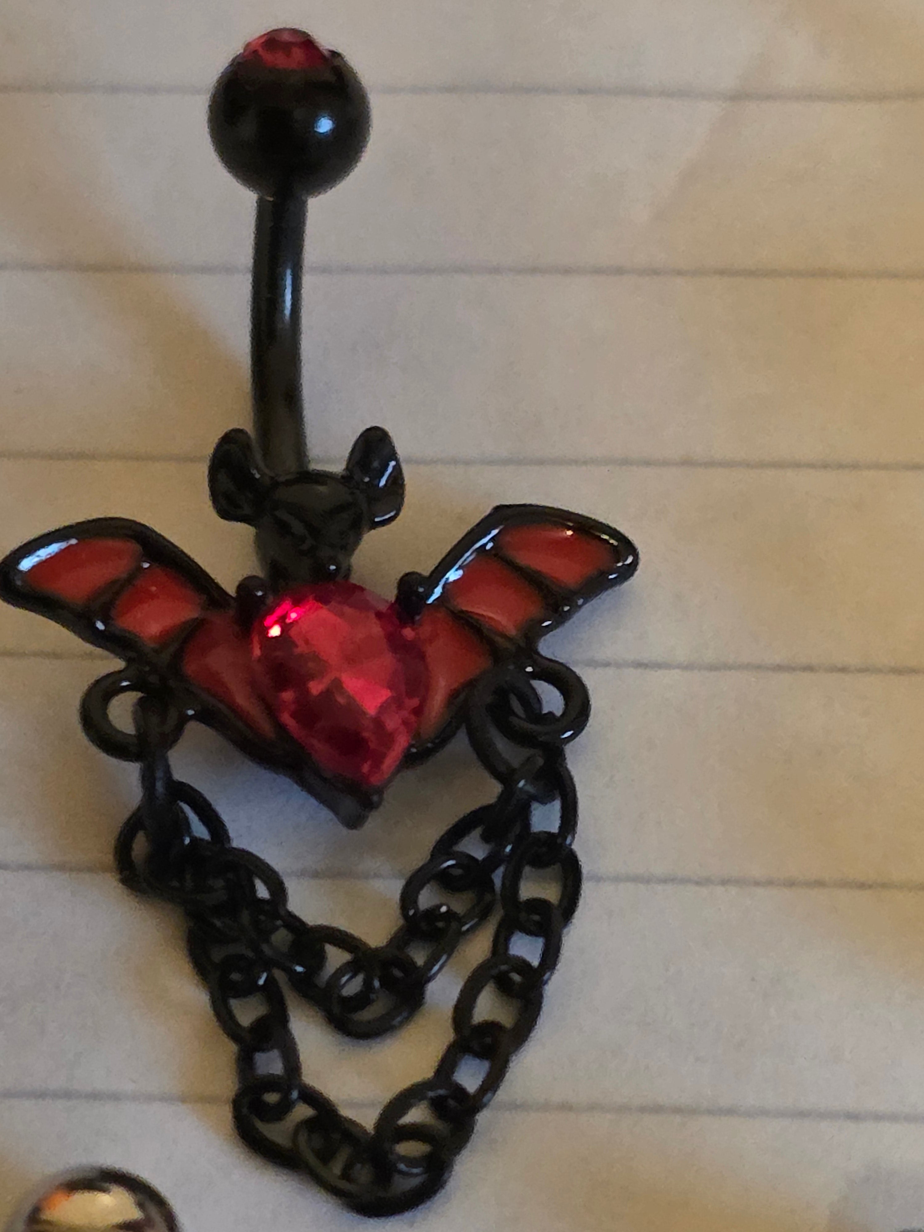 Dangle Belly Ring Collection – Hearts, Roses, Gems & Specialty Designs