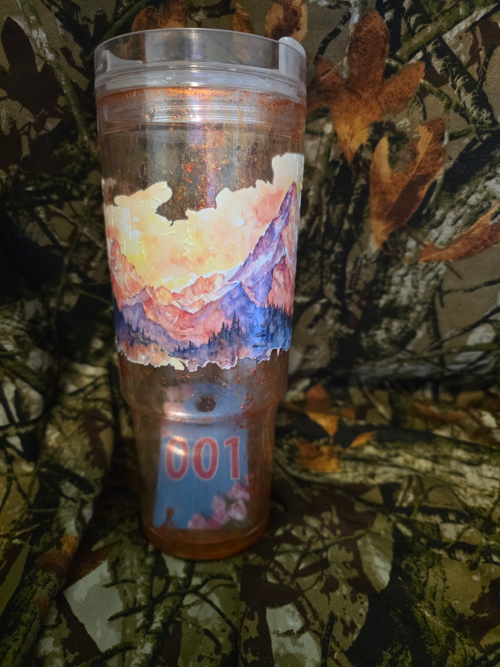 Mountain Sunset 40 oz Snow Globe Tumbler – Discounted