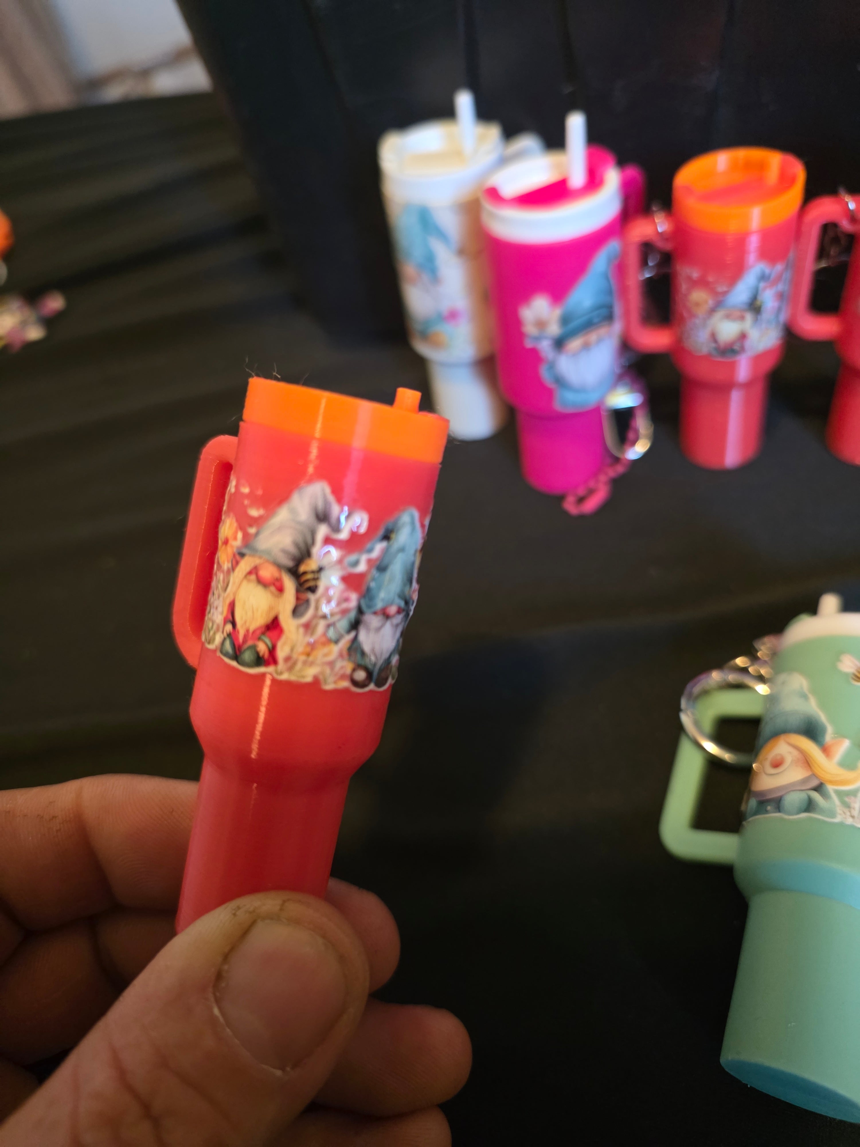 Gnome Mini Tumbler Keychain Collection