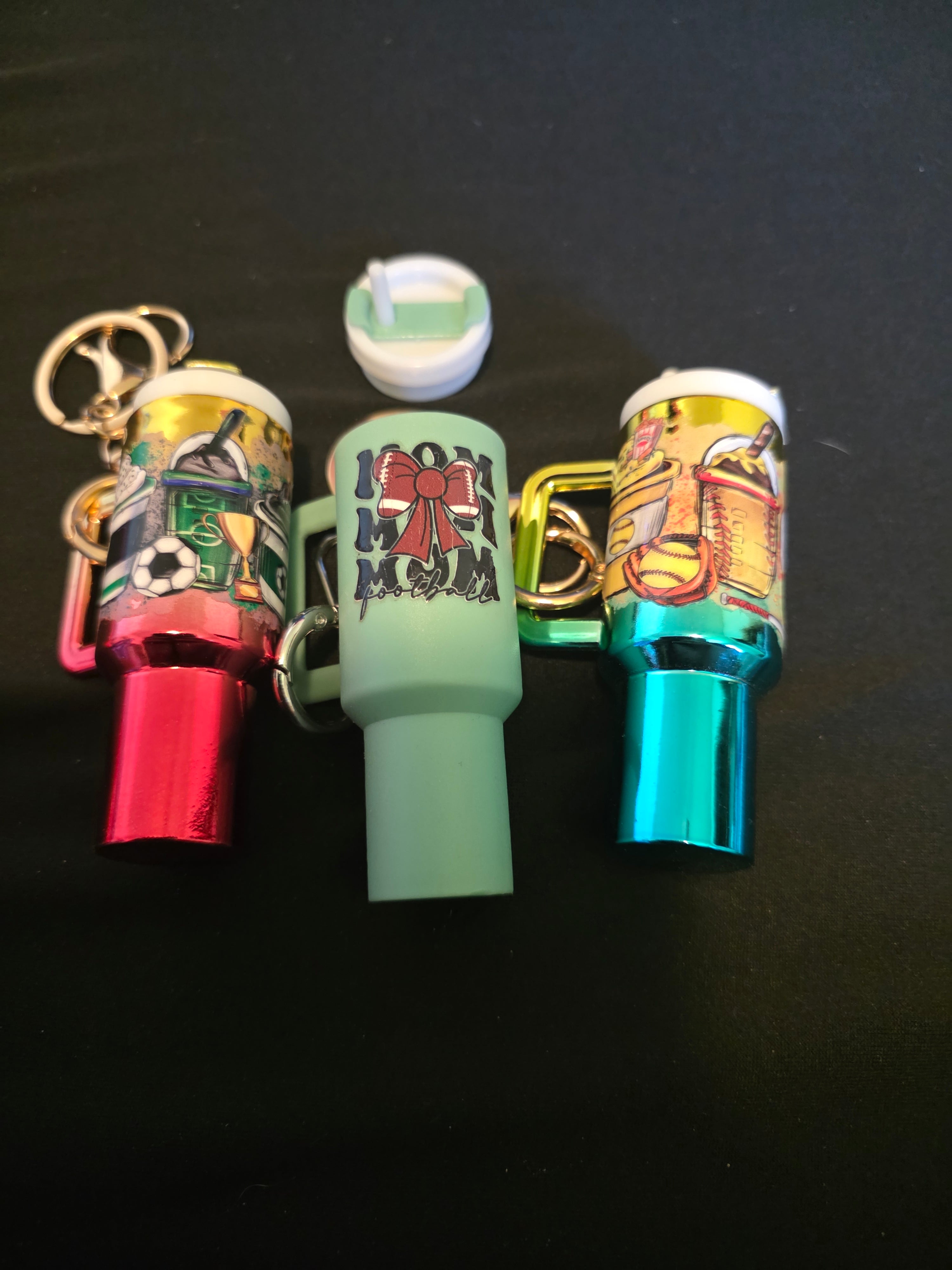 Mini Tumbler Keychain – Sports Collection