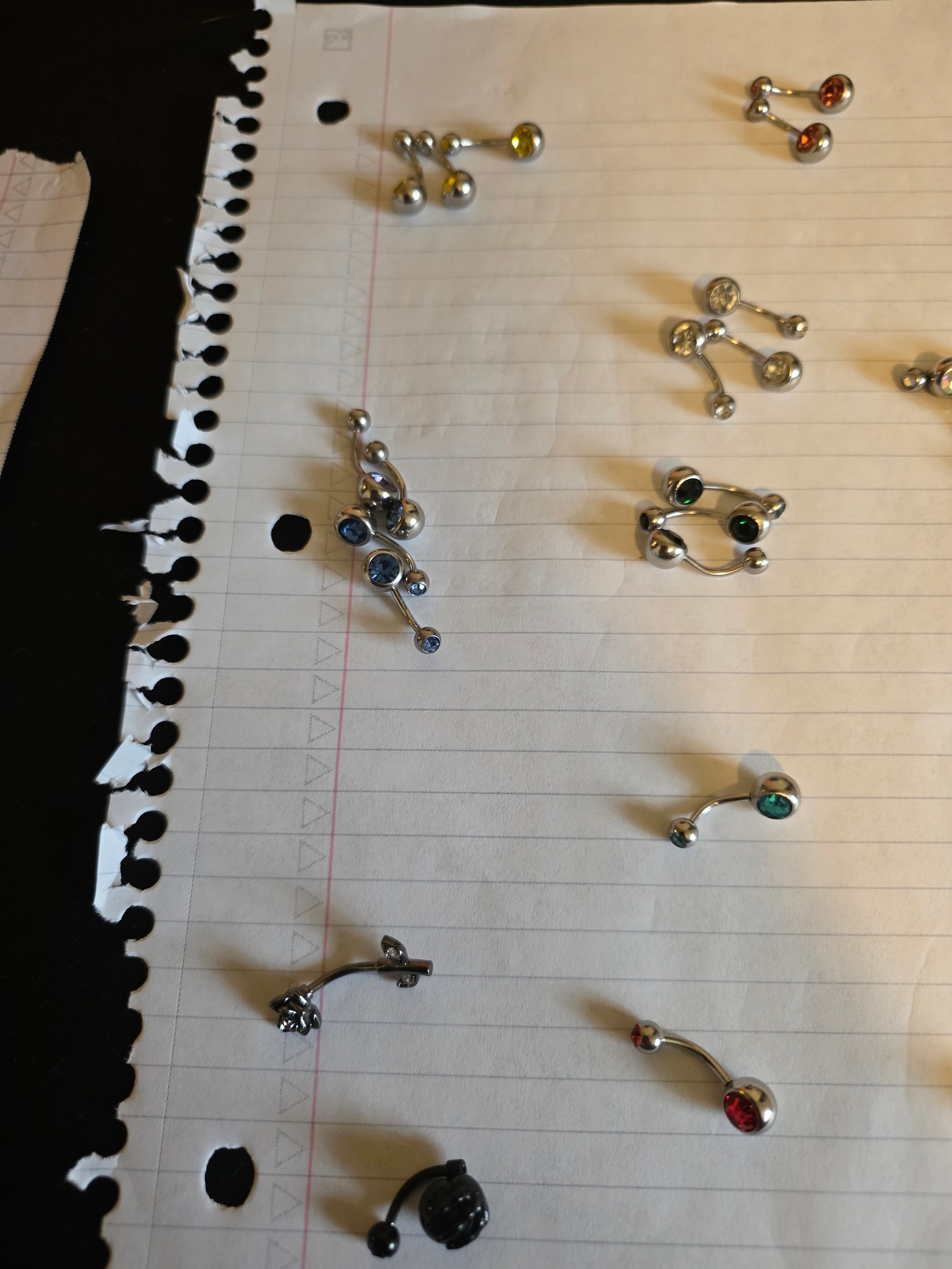 Surgical Steel Belly Rings – Crystal, Gem & Decorative Styles