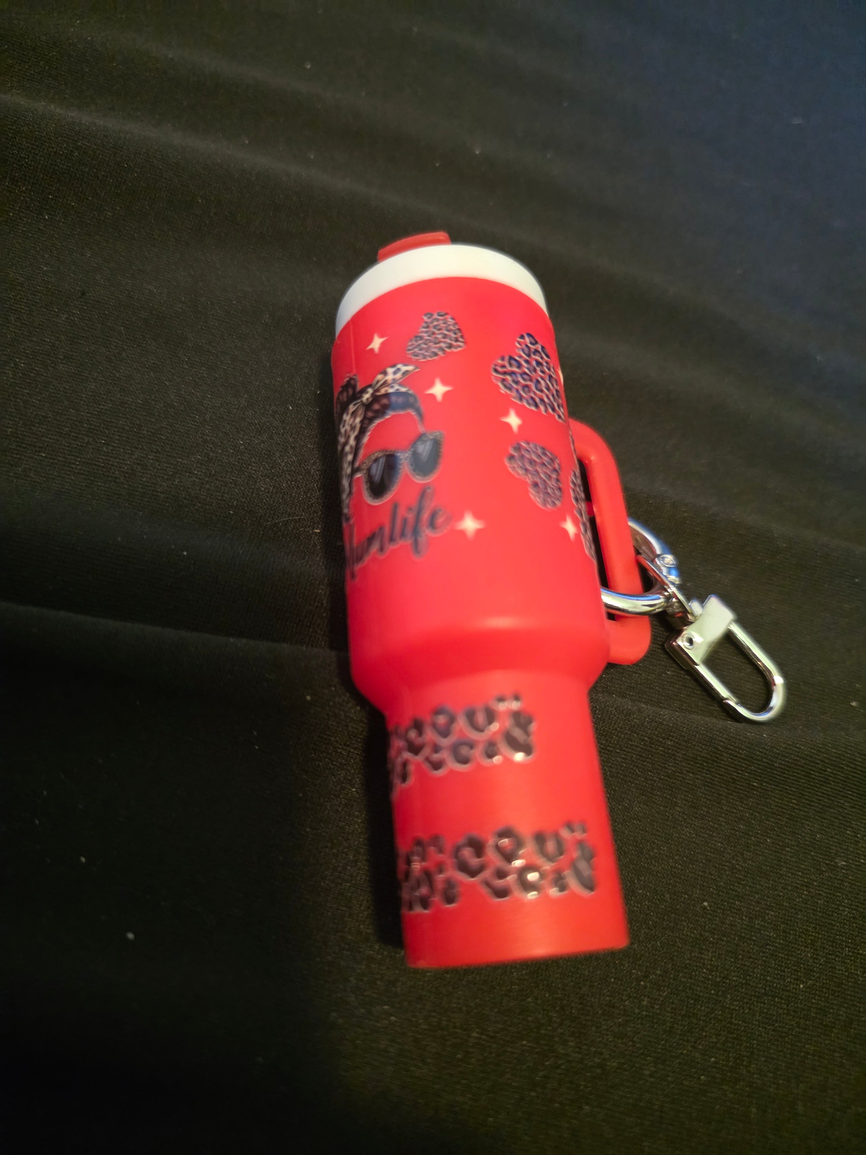 Mini Tumbler Keychain – Animal Print Collection