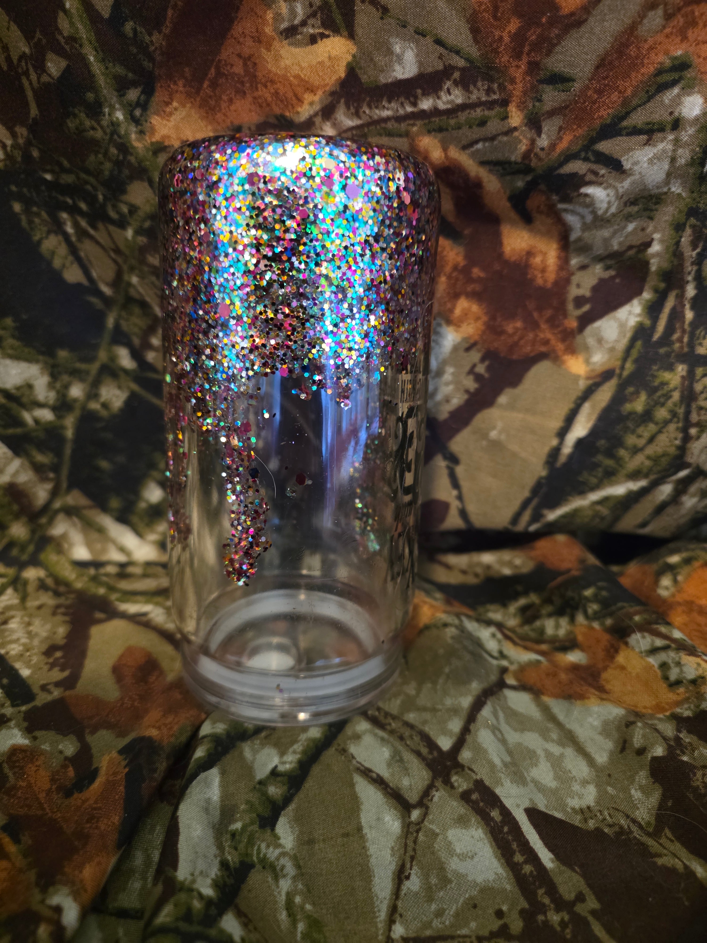 16 oz Plastic Snow Globe Tumbler – Whiskey Improves With Age Design