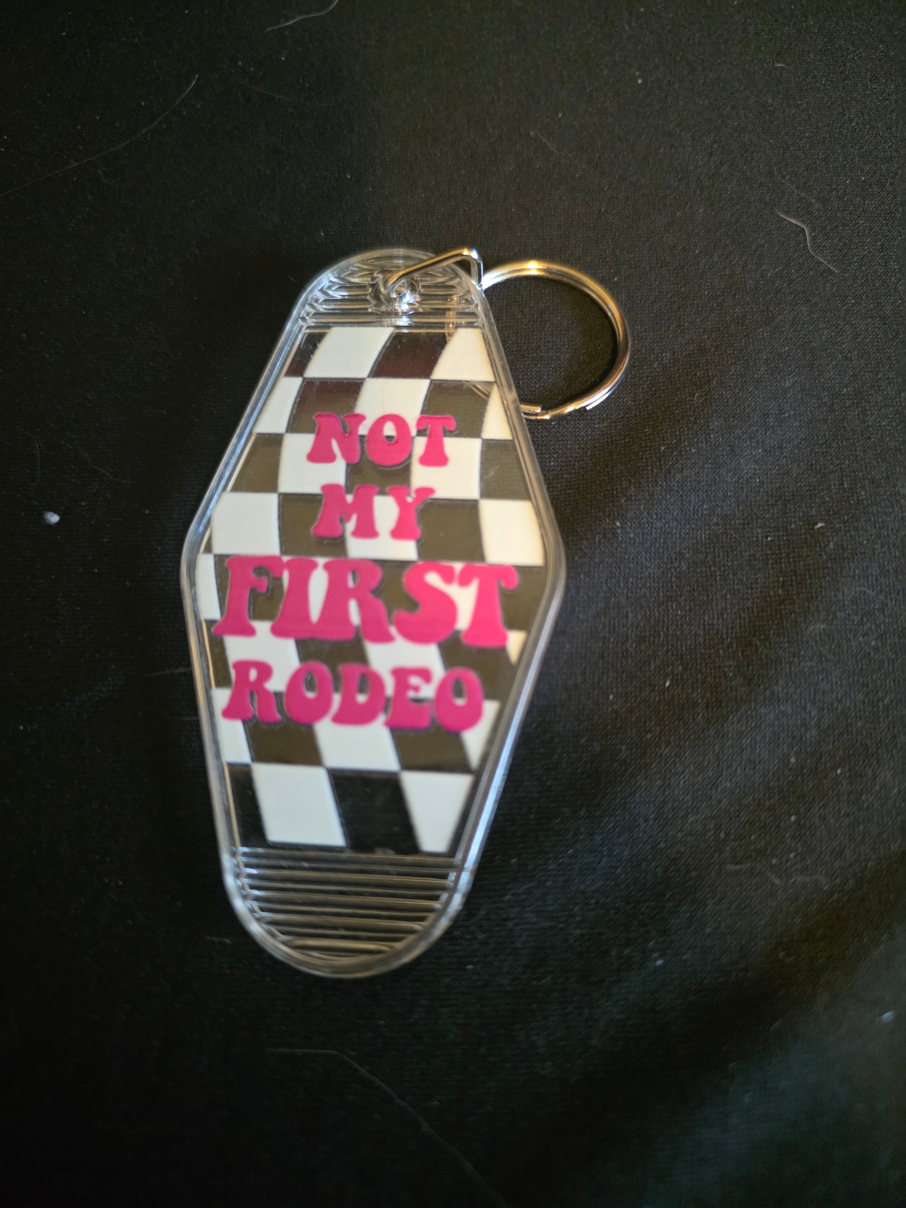 Retro Motel Keychain Collection – Funny, Western & Trendy Designs