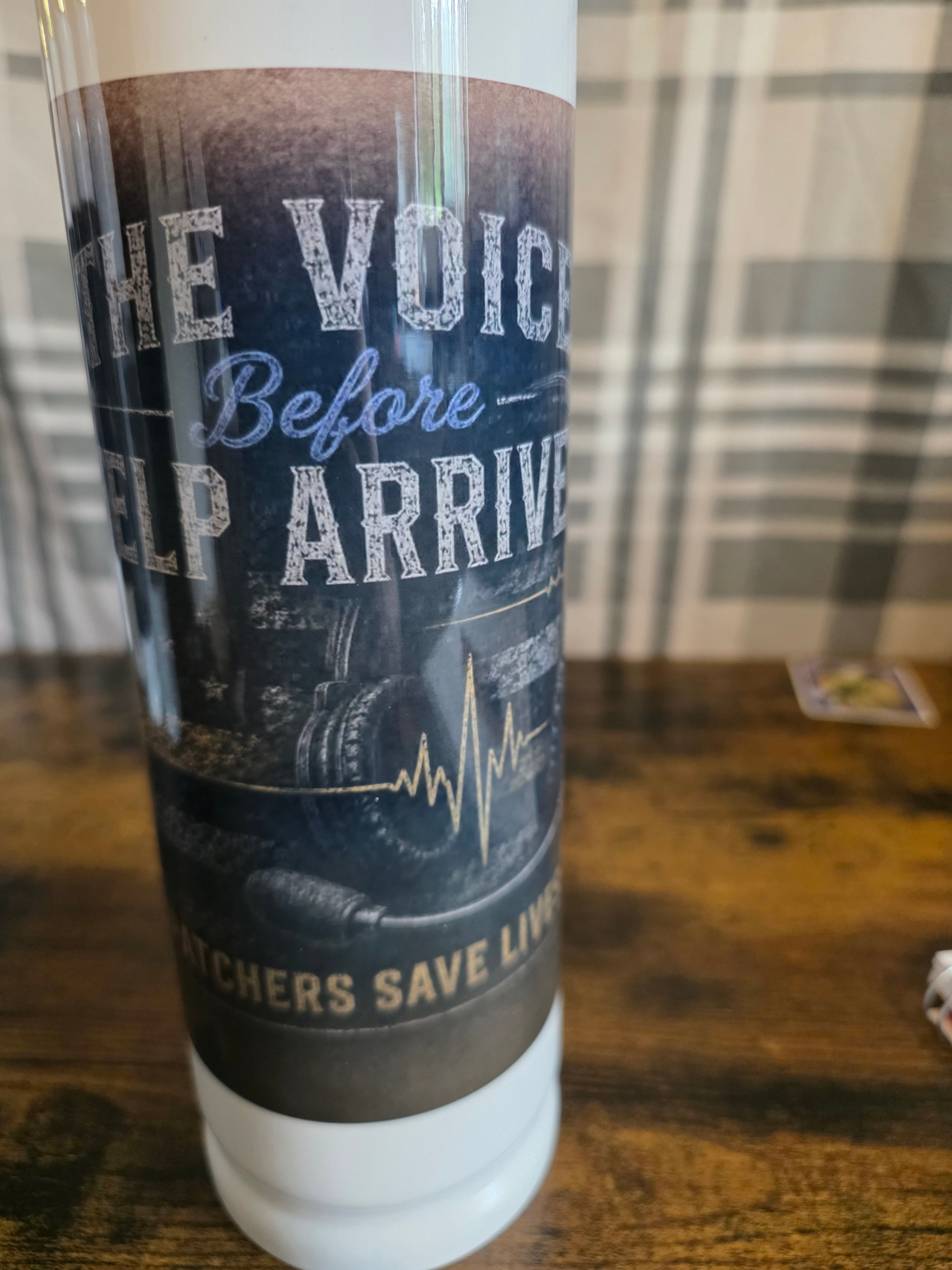 The Voice Before Help Arrives 32 oz Bullet Thermos