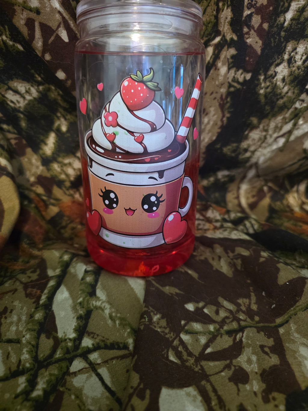 16 oz Plastic Snow Globe Tumbler – Cute Coffee Cup Design