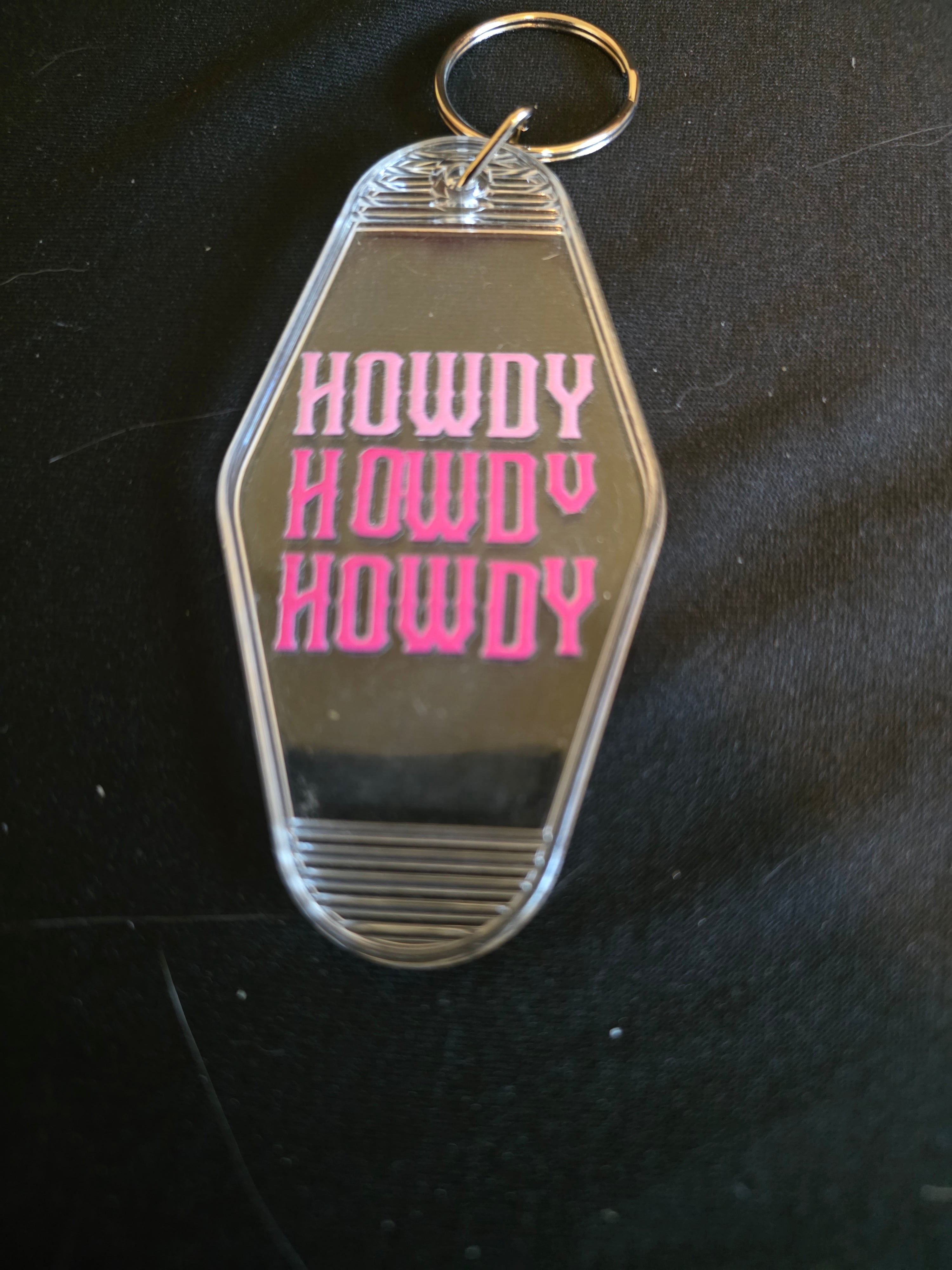 Retro Motel Keychain Collection – Funny, Western & Trendy Designs