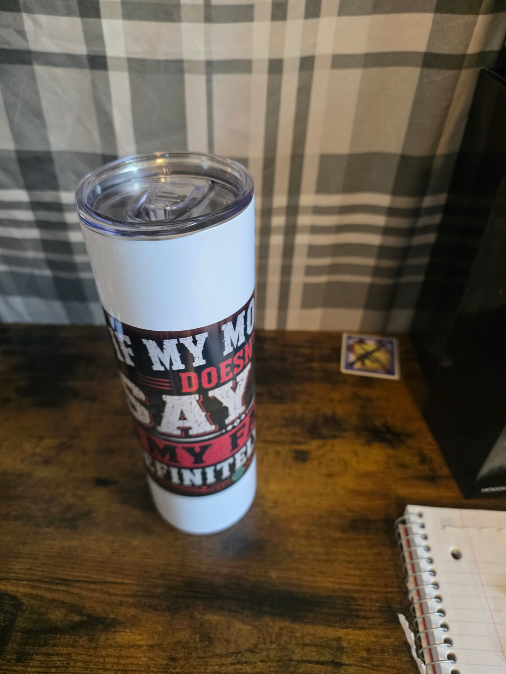 If My Mouth Doesn’t Say It, My Face Definitely Will 30 oz Skinny Tumbler