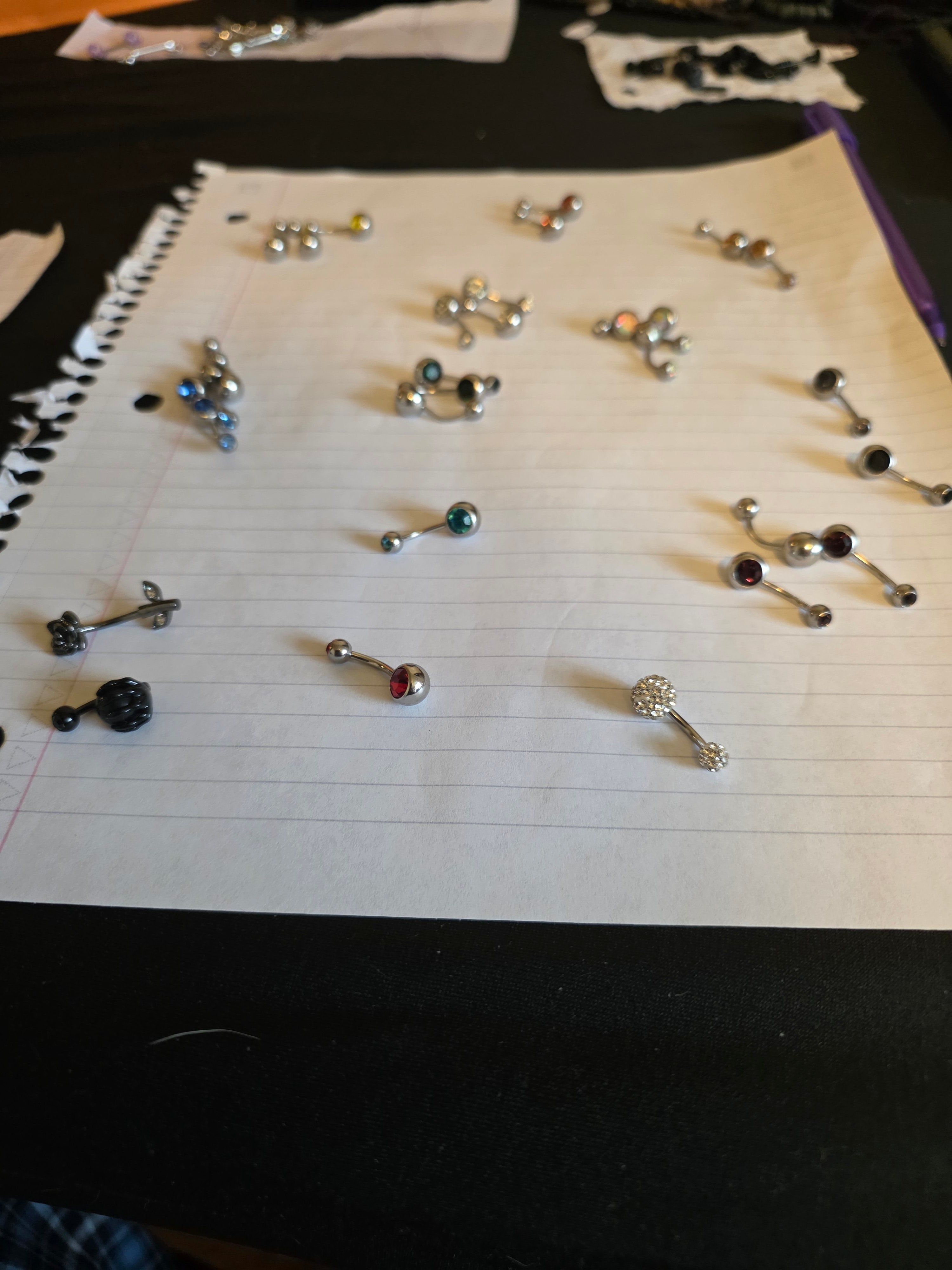 Surgical Steel Belly Rings – Crystal, Gem & Decorative Styles
