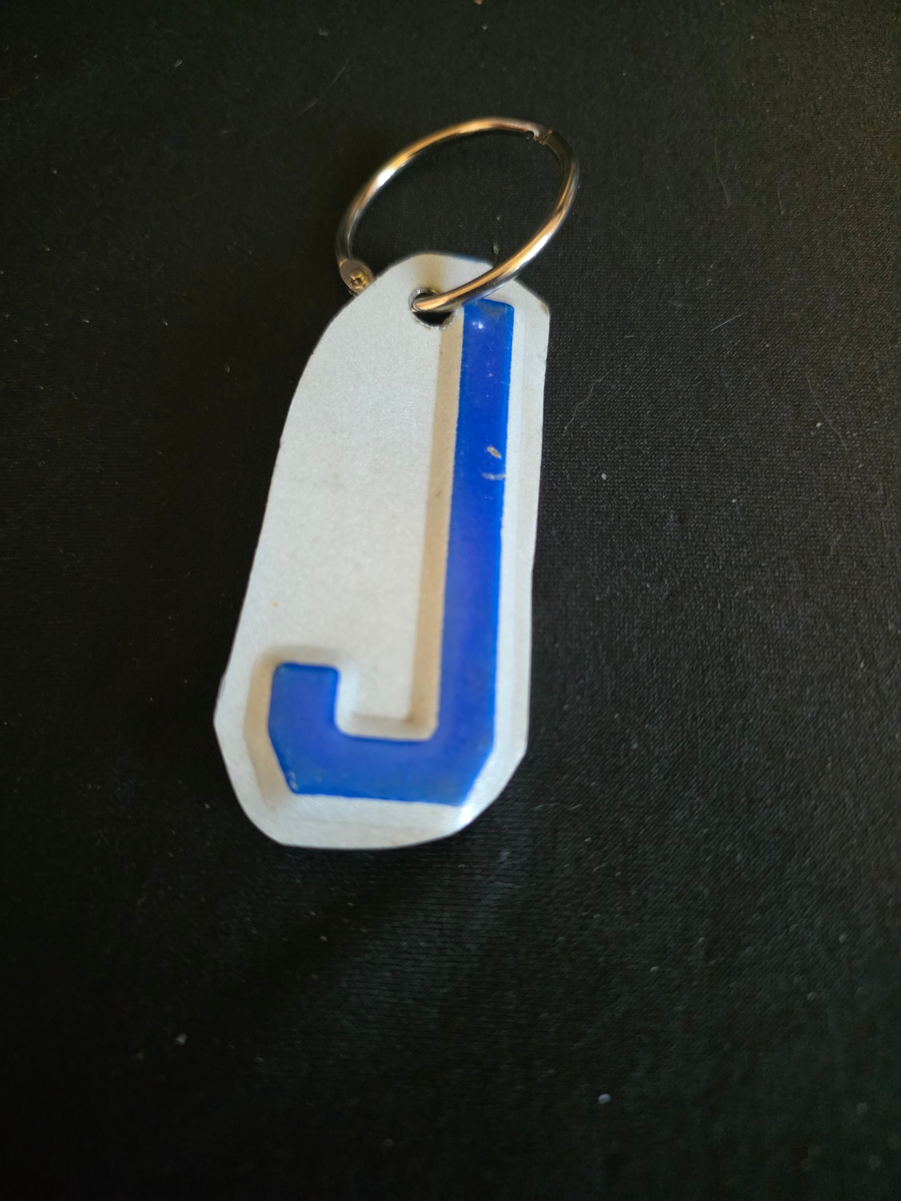 Handmade License Plate Initial & Number Keychains – Recycled Michigan License Plates
